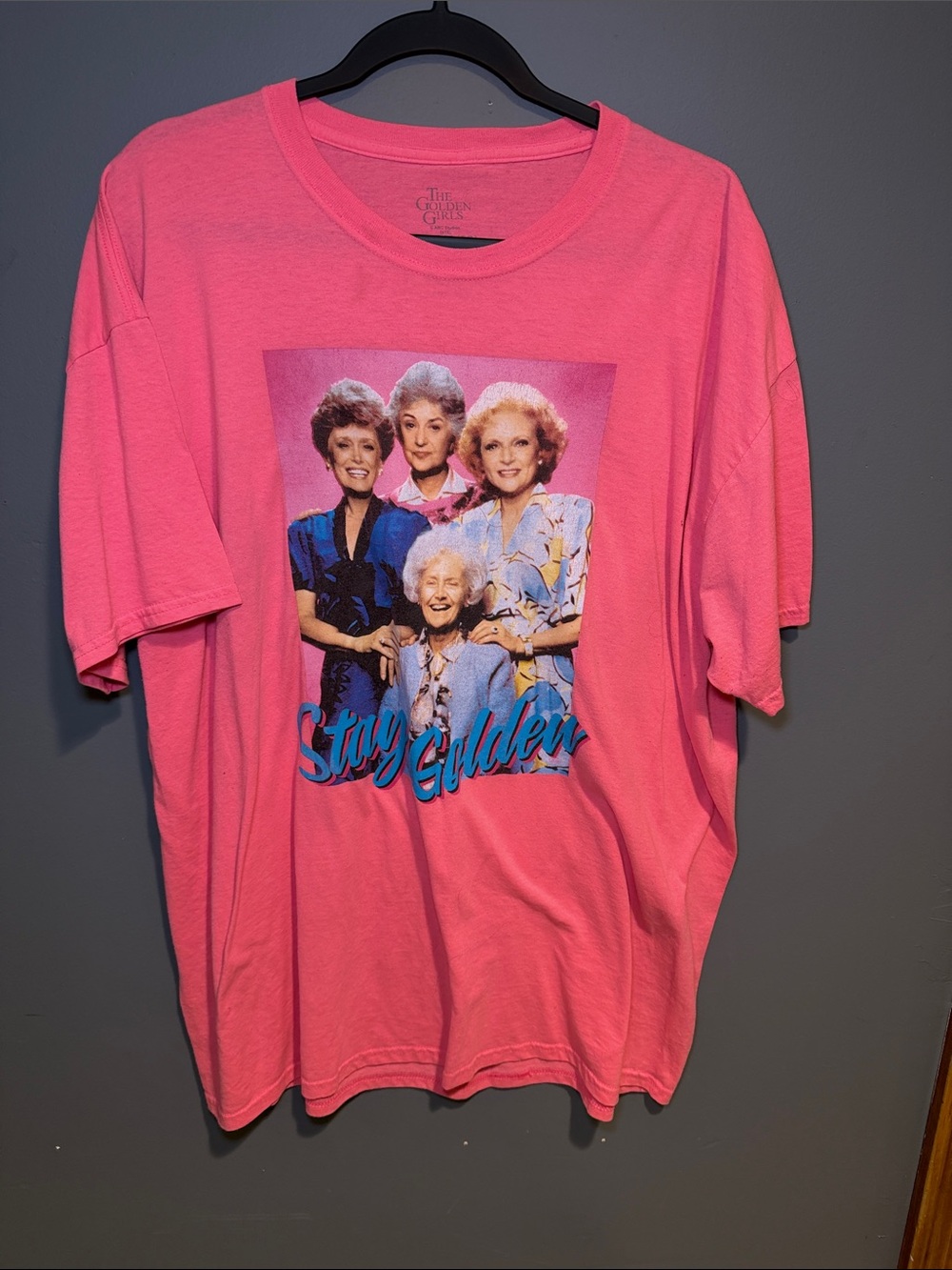 Unbranded Kids Pink Graphic Tee - 'Stay Golden'